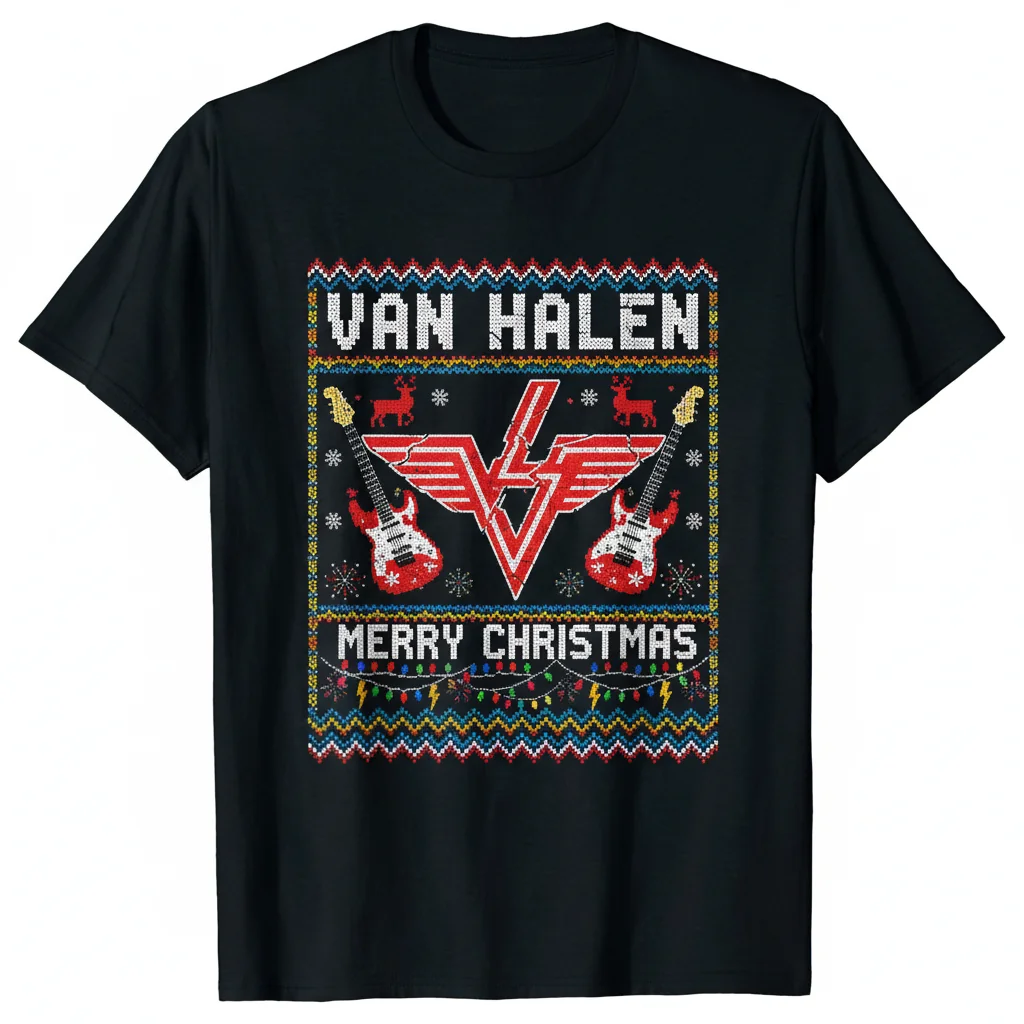 Van Halen Rock Band Ugly Christmas Sweater - Official Band Holiday Apparel