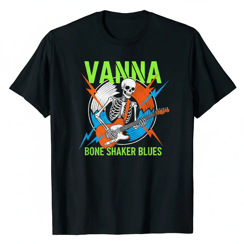 Vanna Skeleton Band: Rhythmic Reverie Tee