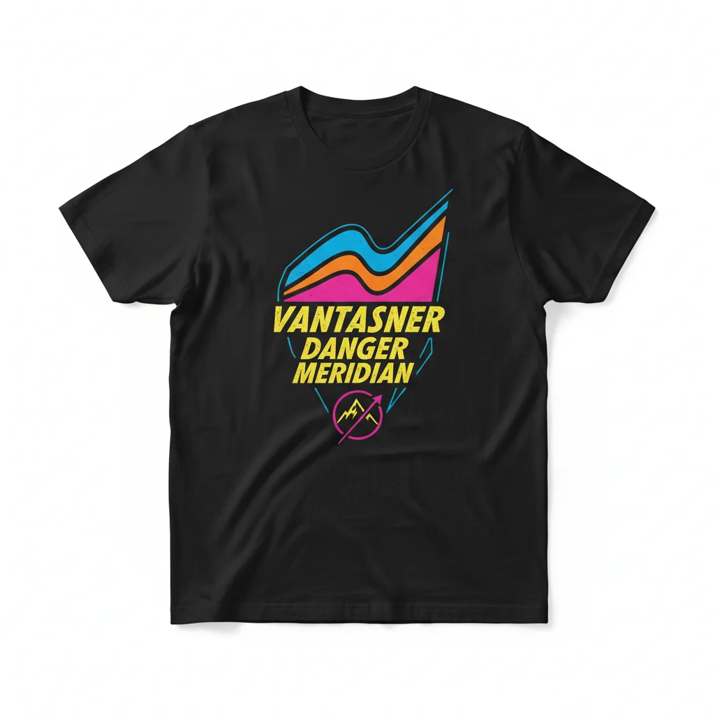 Vantasner Danger Meridian Essential Tee - White