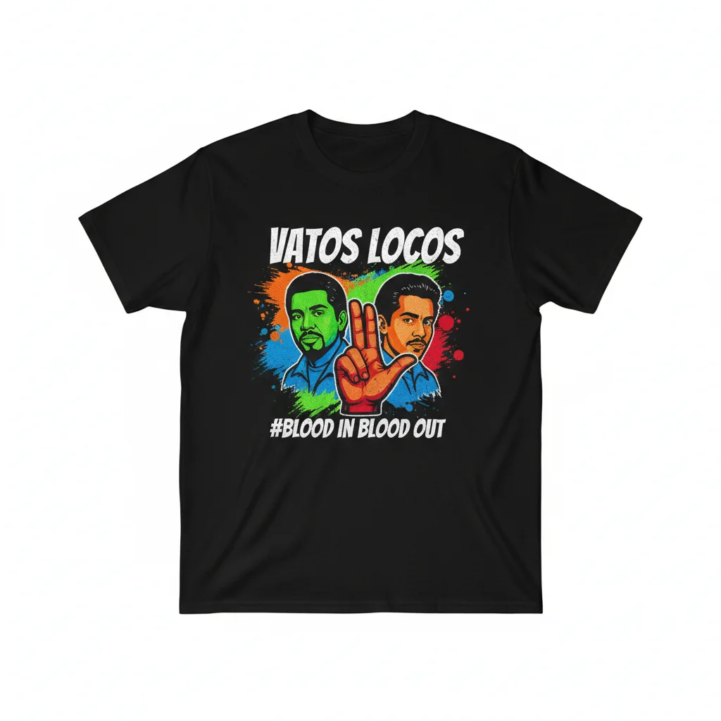 Vatos Locos #Blood In Blood Out Paco Miklo Fan T-Shirt - Durable, Vibrant & Perfect Fit