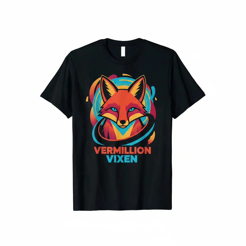 Vermillion Vixen: Embrace Your Inner Radiance Essential Tee