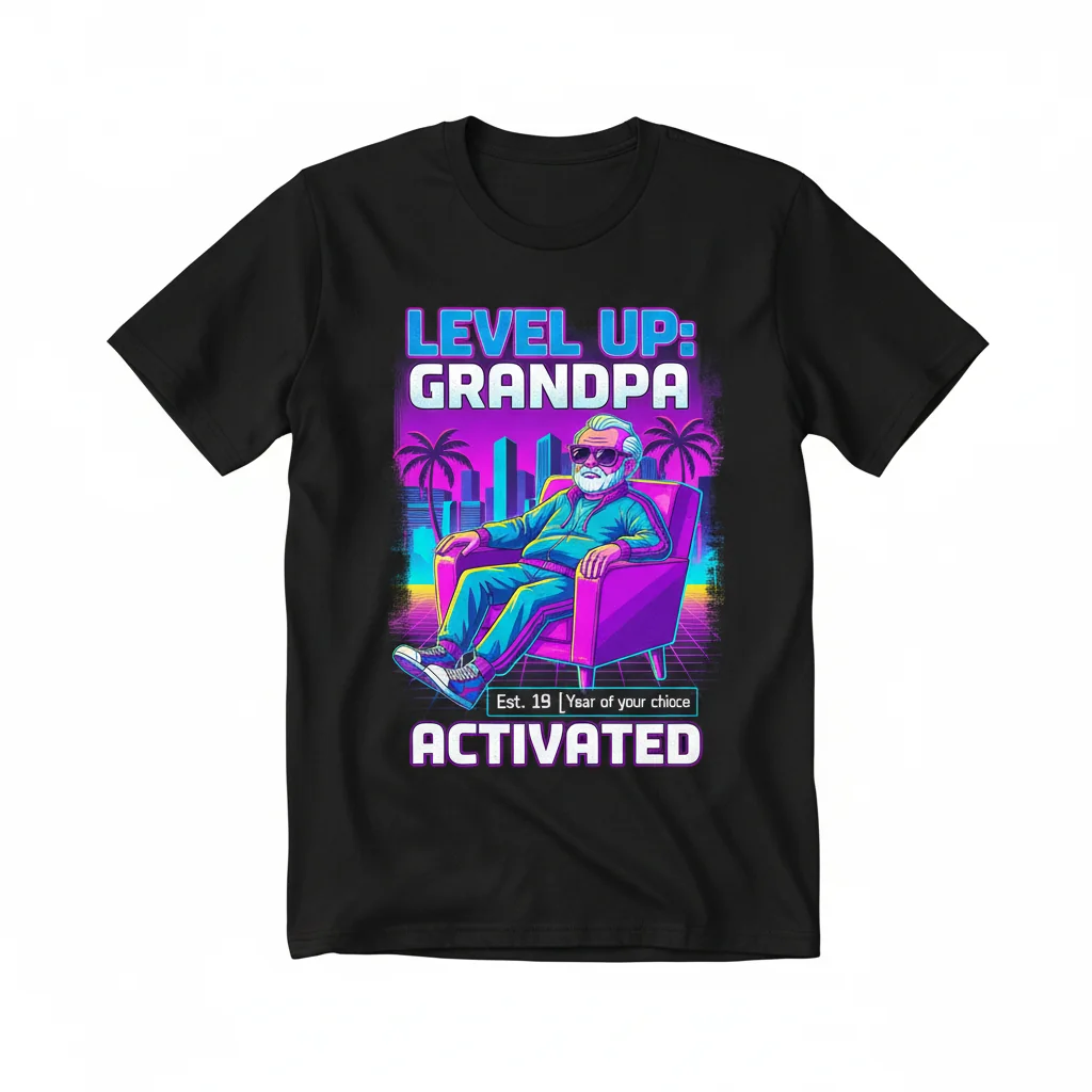 The Iconic 'Cool Grandpa' Art Shirt