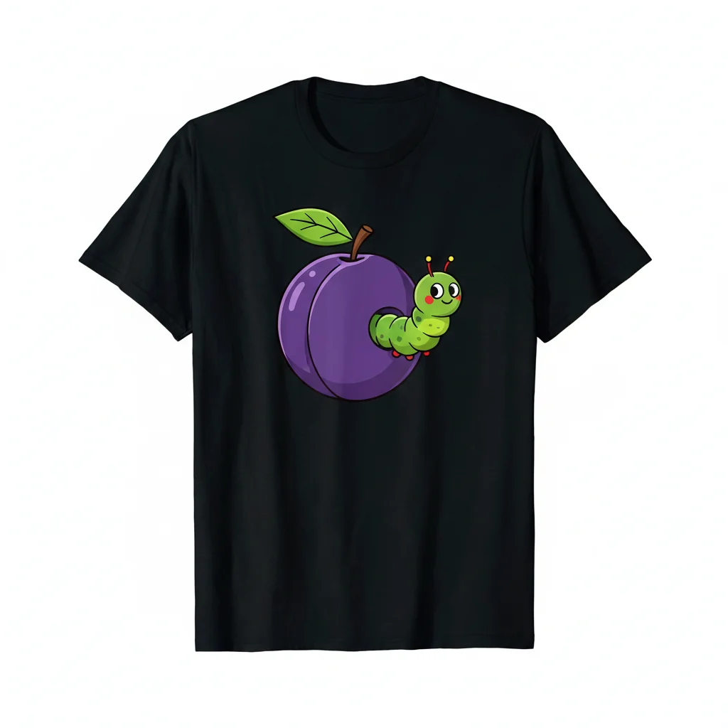 The Very Hungry Caterpillar & Plum Essential Tee – Durable, Vibrant & Perfect Fit