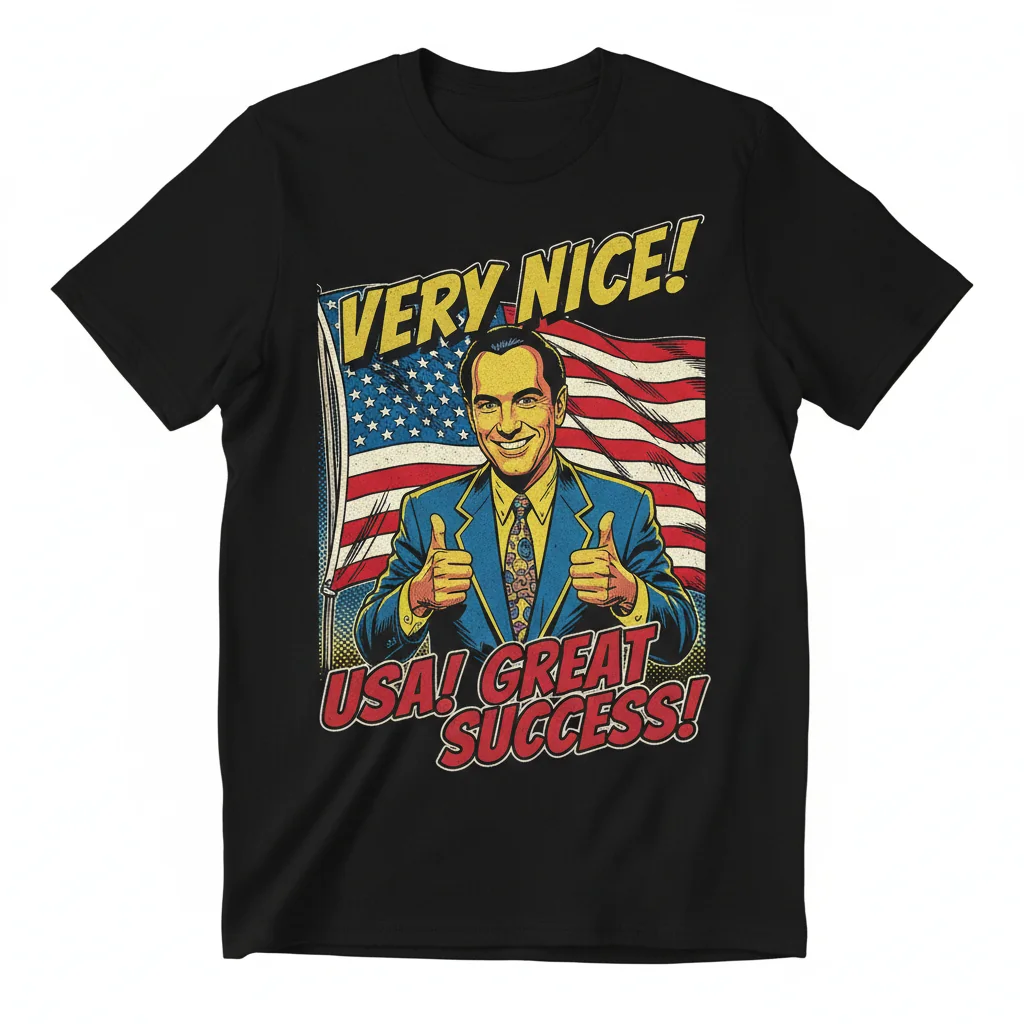 Borat American Flag Classic Tee - Streetwear Icon