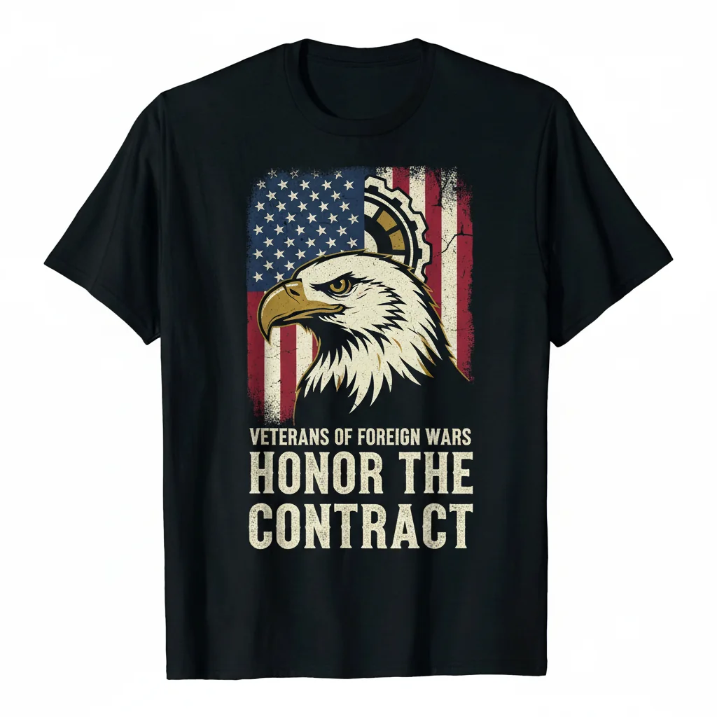 VFW Veterans of Foreign Wars Honor the Contract Shirt - Patriotic Tee