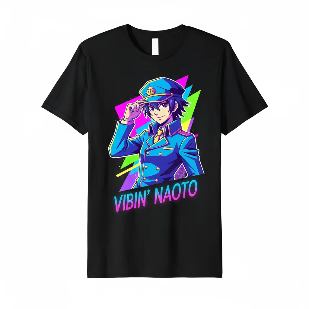 VIBIN' NAOTO Essential T-Shirt – Premium Cotton Tee for Men & Women