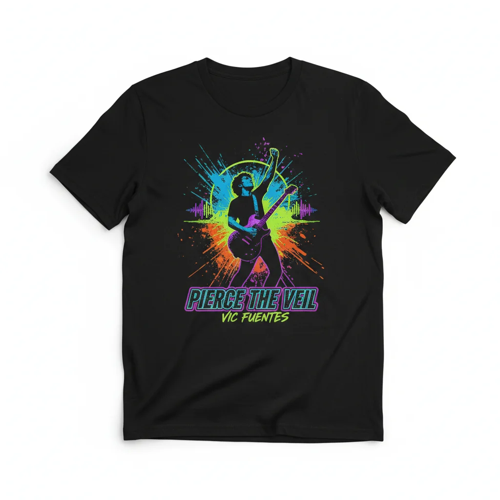 Vic Fuentes Pierce the Veil T-Shirt | Official Band Merch Graphic Tee