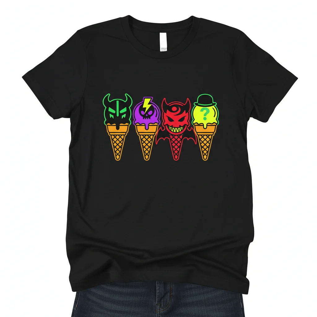 Villain Ice Cream Cones: Essential Street Tee