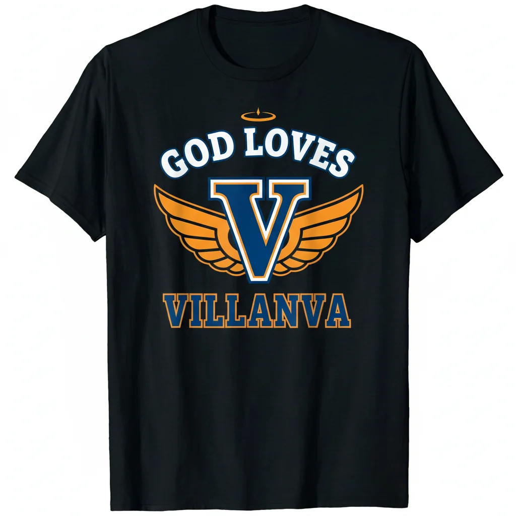Villanova Wildcats 'God Loves' Street Tee
