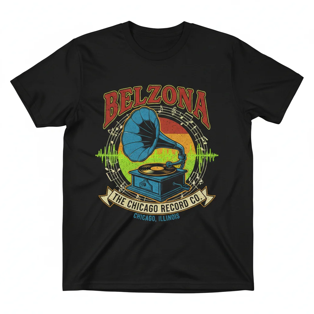Belzona Records Tee - Vintage Chicago Vibe