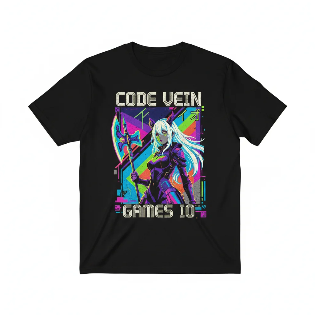 Vintage Code Vein Games IO Essential T-Shirt: Unmatched Durability & Comfort