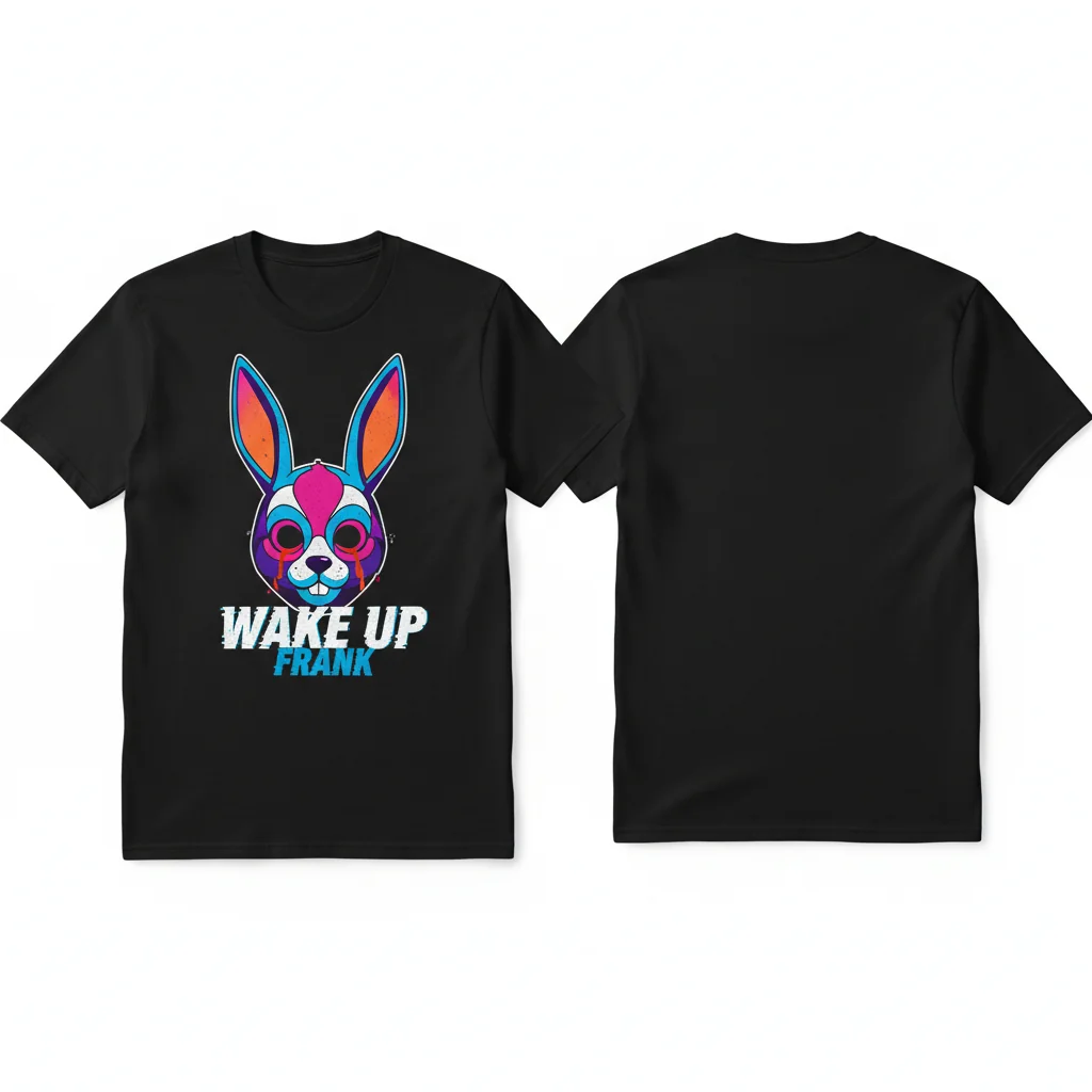 Donnie Darko Movie Promo T-Shirt | Vintage Cult Film Graphic Tee | Frank the Bunny