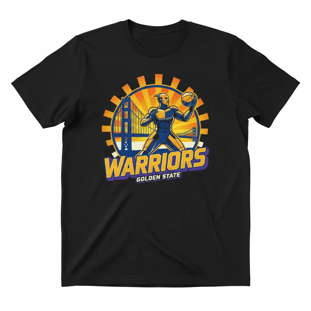 Vintage Golden State Warriors Logo T-Shirt | Retro NBA Fan Apparel