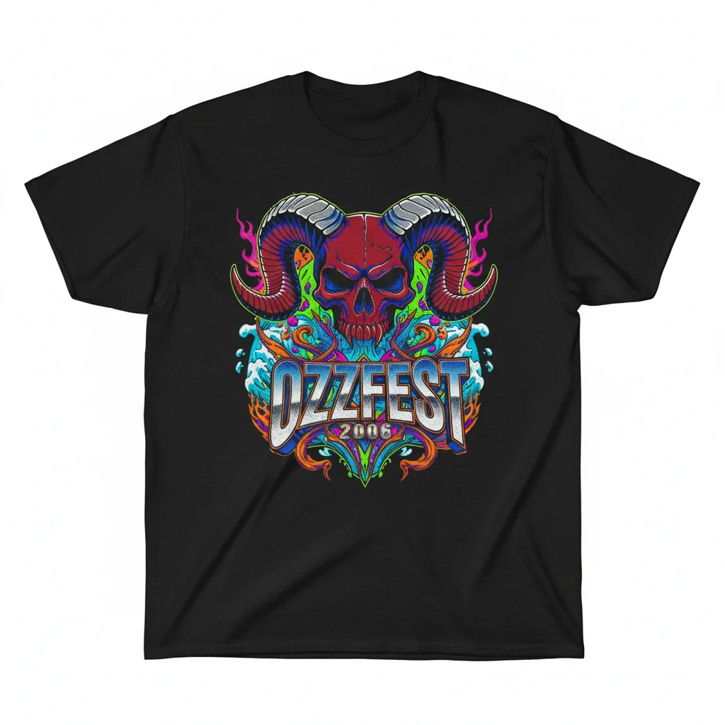 Vintage Ozzfest 2006 Tour Tee - Heavy Metal Rock Classic Fit