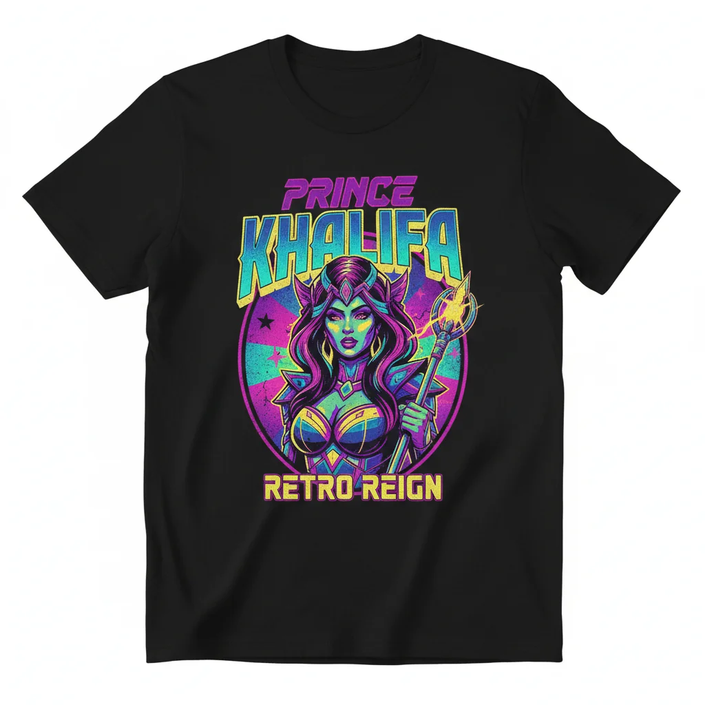 Vintage Prince Khalifa Classic T-Shirt - Soft Cotton & Retail Fit