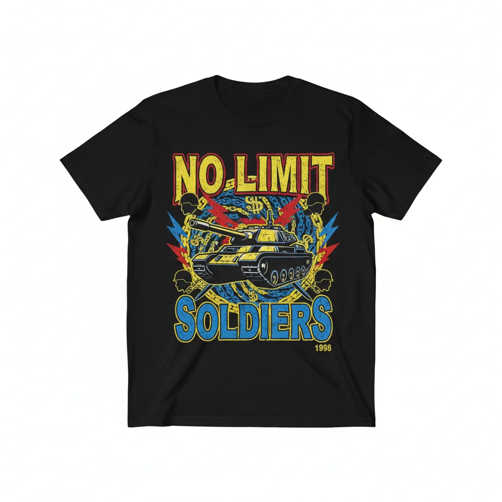 Master P No Limit Soldiers Vintage Rap T-Shirt | Fade-Resistant & Durable