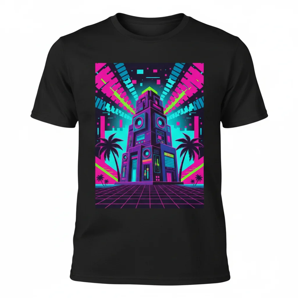 Vamate Vintage Synth Dreamscape Unisex Essential T-Shirt