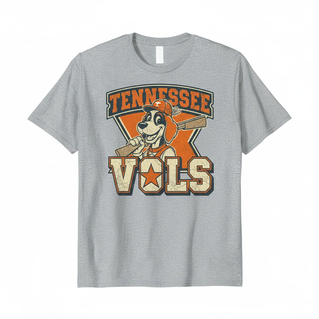 Vintage Tennessee Volunteers Logo T-Shirt - Classic Vols Fan Apparel