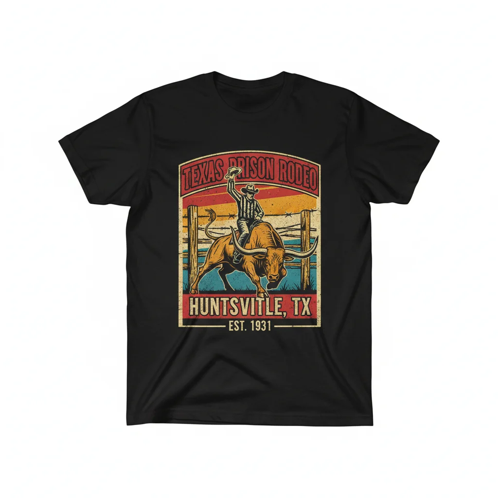 Vintage Texas Prison Rodeo Essential T-Shirt - Iconic Western Style