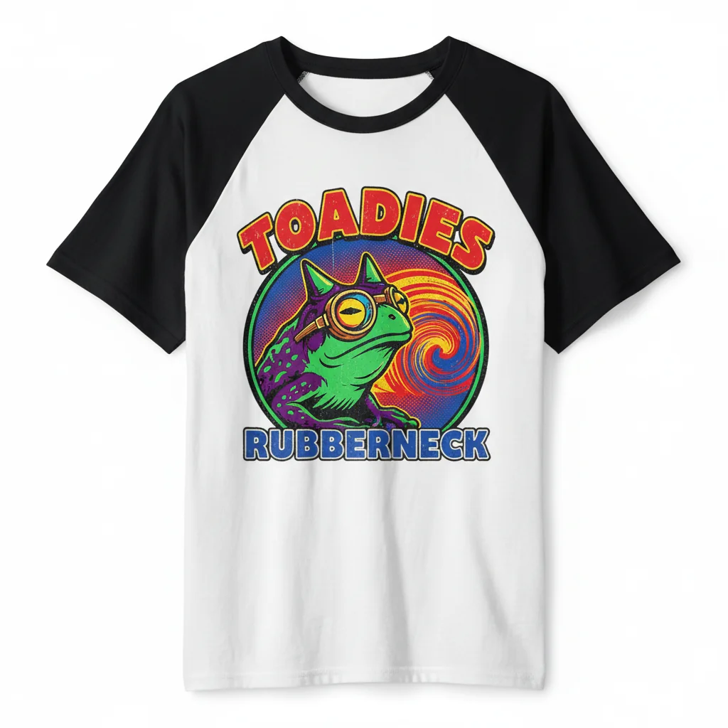 Toadies Rubberneck Baseball Tee: Vintage Style, Built to Last