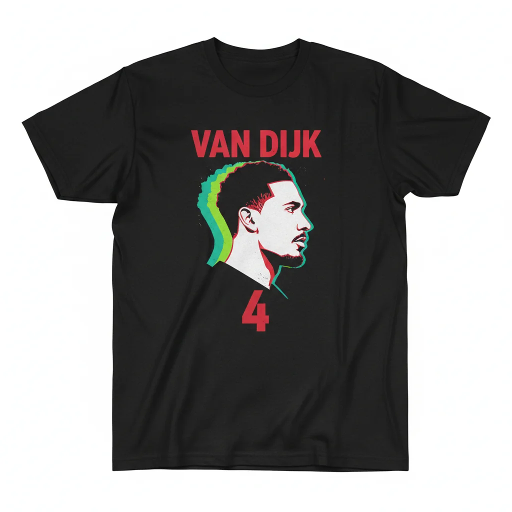 Virgil van Dijk LFC Essential T-Shirt – Unbeatable Comfort & Lasting Style