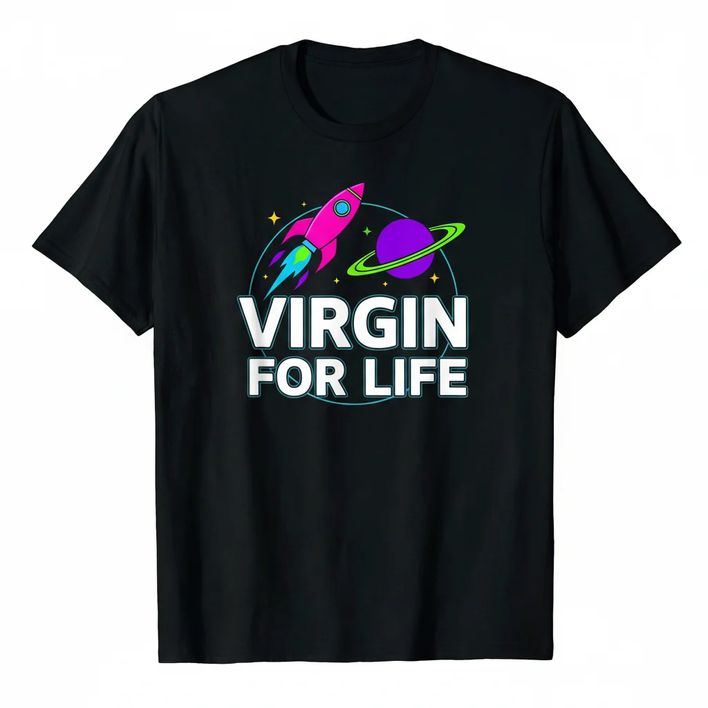 Premium "virgin for life" Essential T-Shirt – Durable, Comfortable & Fade-Resistant