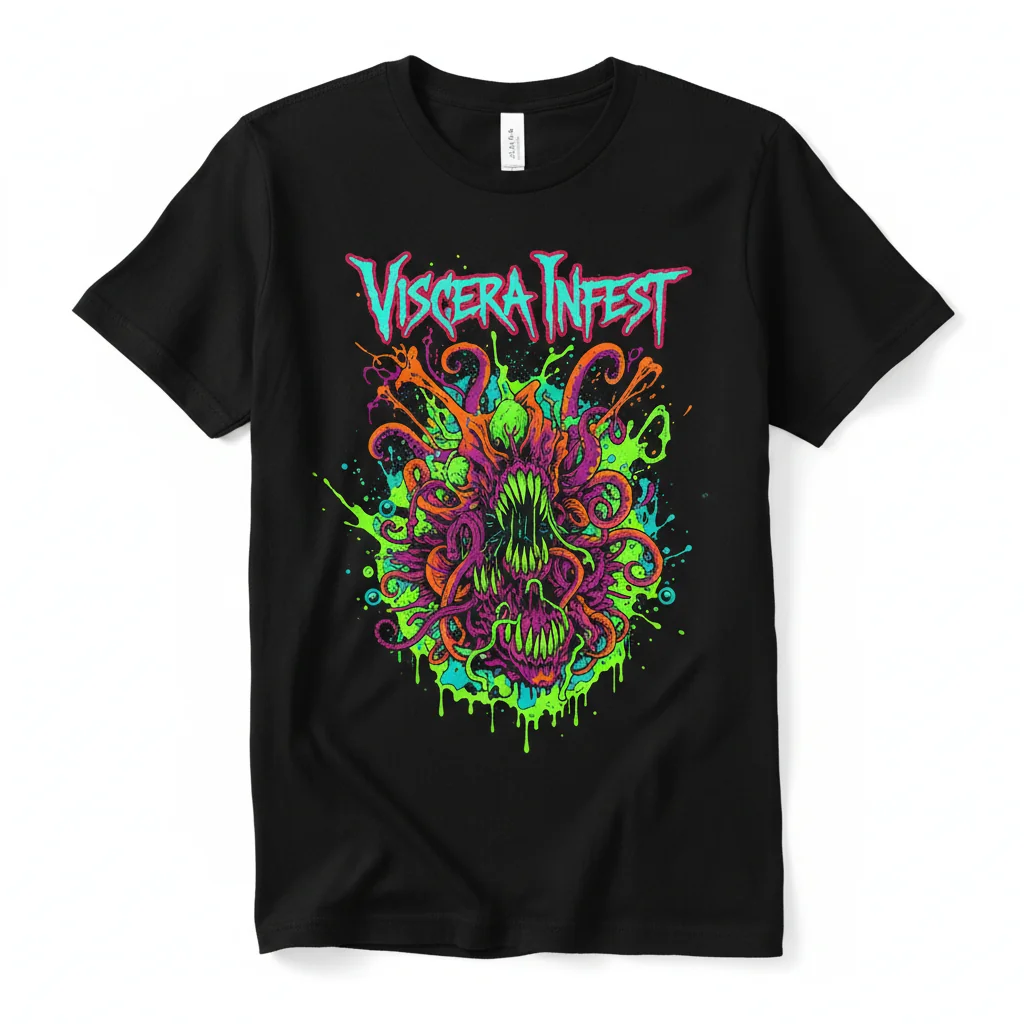 Viscera Infest Logo Essential T-Shirt – Durable, Vibrant, Perfect Fit