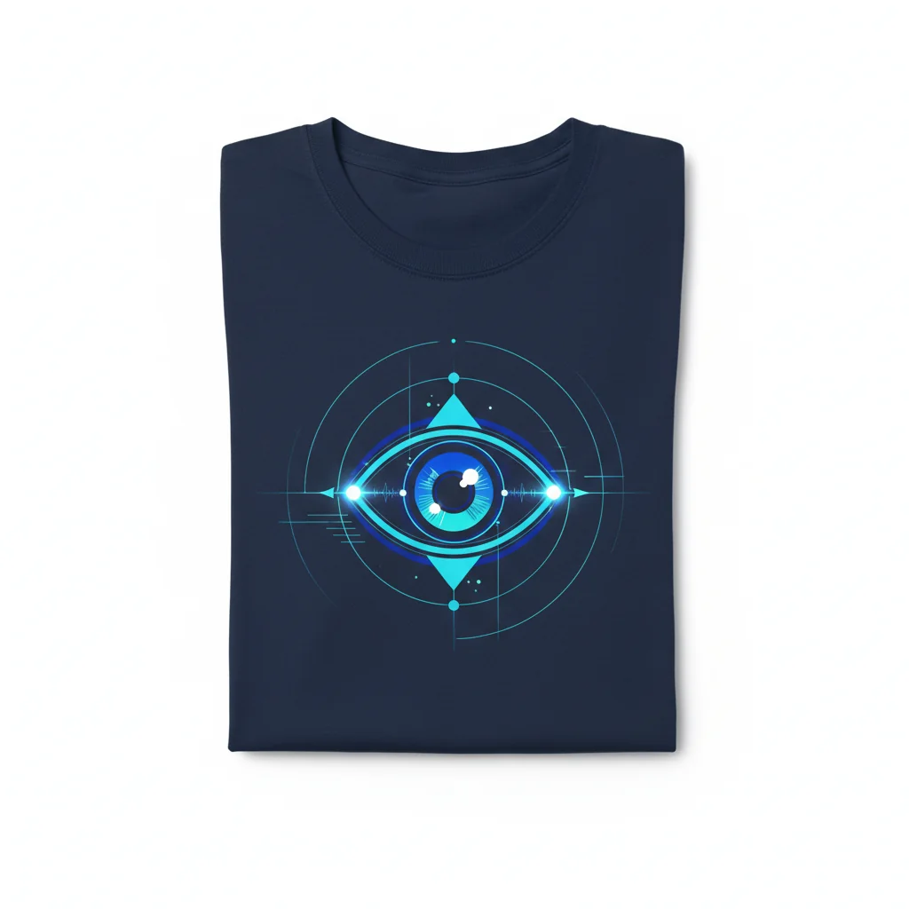 Vision Blue Essential T-Shirt - Premium 100% Ring-Spun Cotton Tee