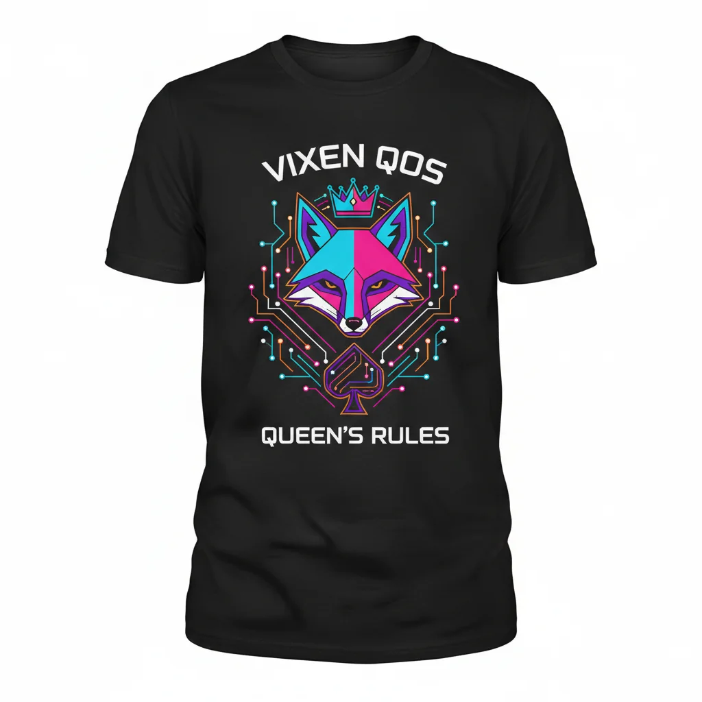 Vixen QOS Queen's Rules Essential T-Shirt | Premium Cotton Tee
