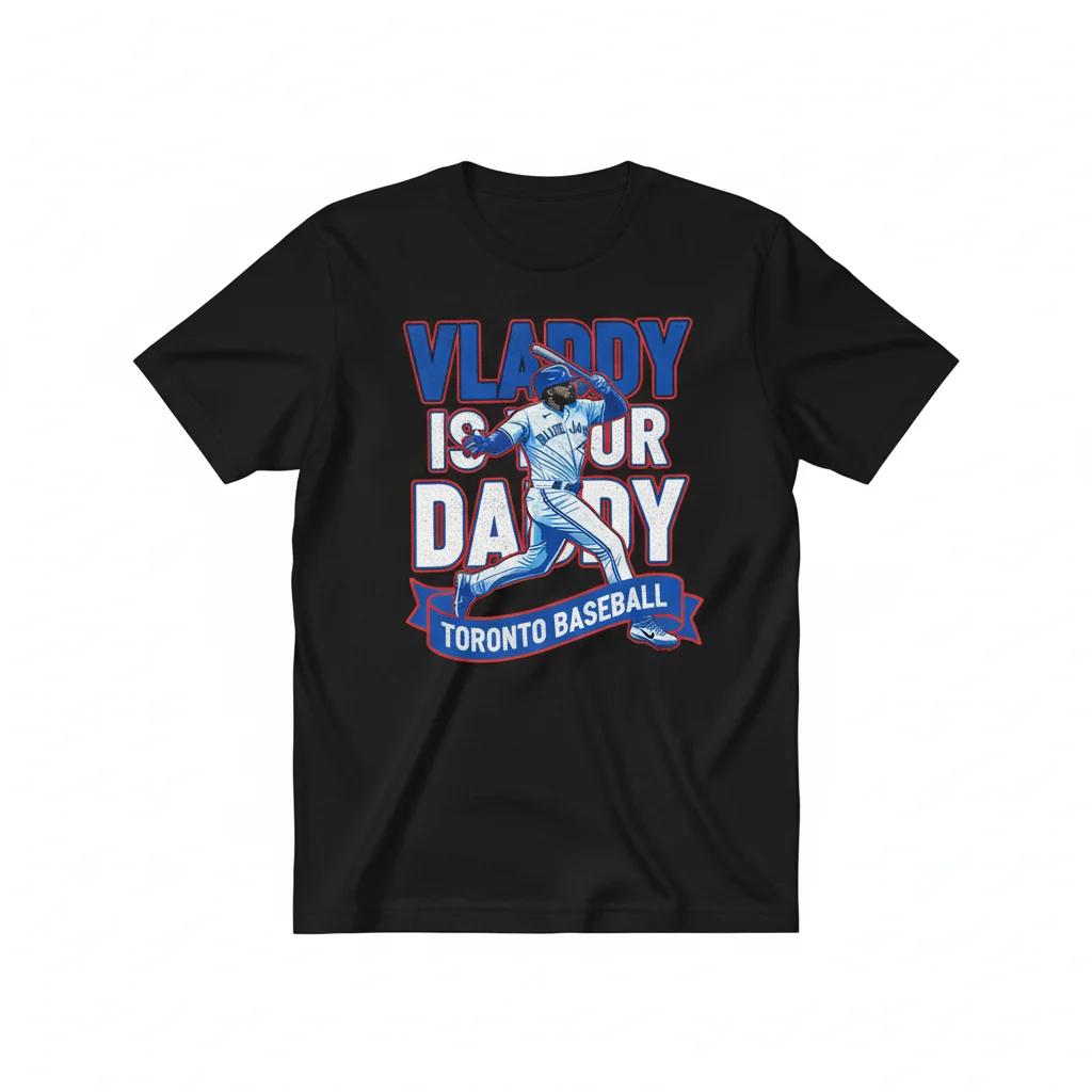 Vladimir Guerrero Jr. 'Vladdy Is Your Daddy' Blue Jays Fan Tee - Ultimate Durability & Comfort