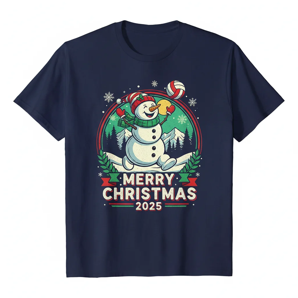 Volleyball Snowman Merry Christmas 2025 Personalized Ornament – Durable & Vibrant Keepsake