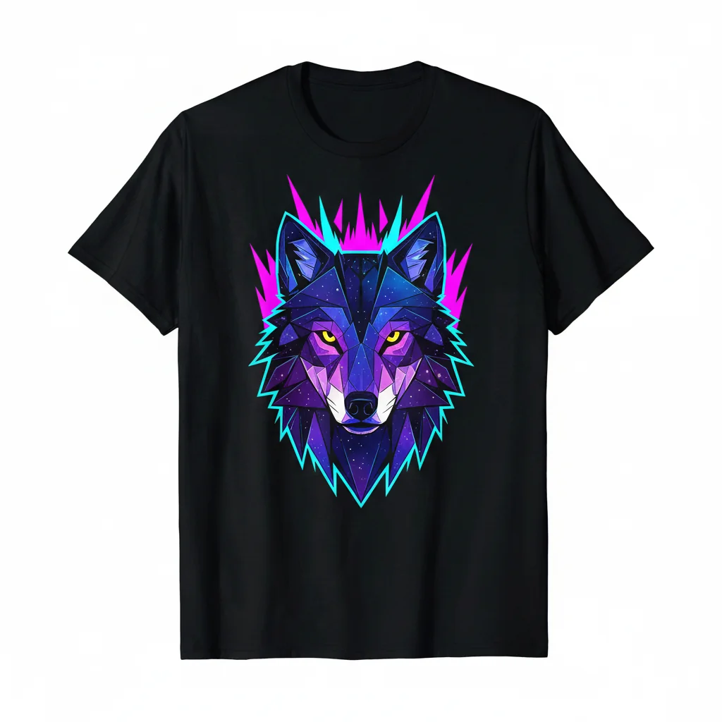Voltron Cosmic Wolf Essential T-Shirt – Premium Ring-Spun Cotton Tee