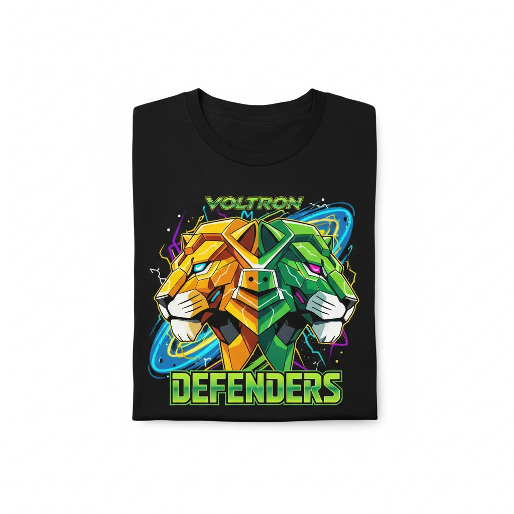 Voltron Defenders: Yellow & Green Tee