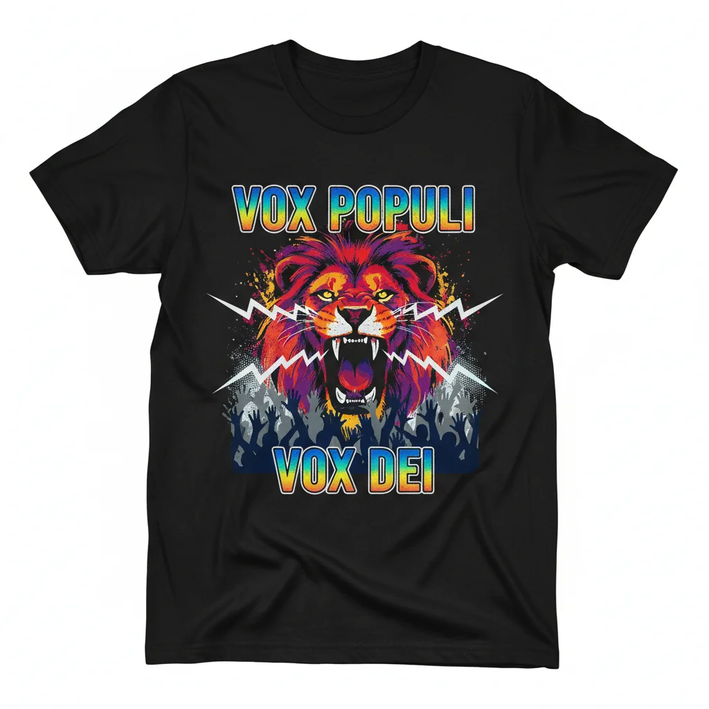 VOX POPULI VOX DEI Essential T-Shirt – Premium 100% Ring-Spun Cotton Tee for Men & Women