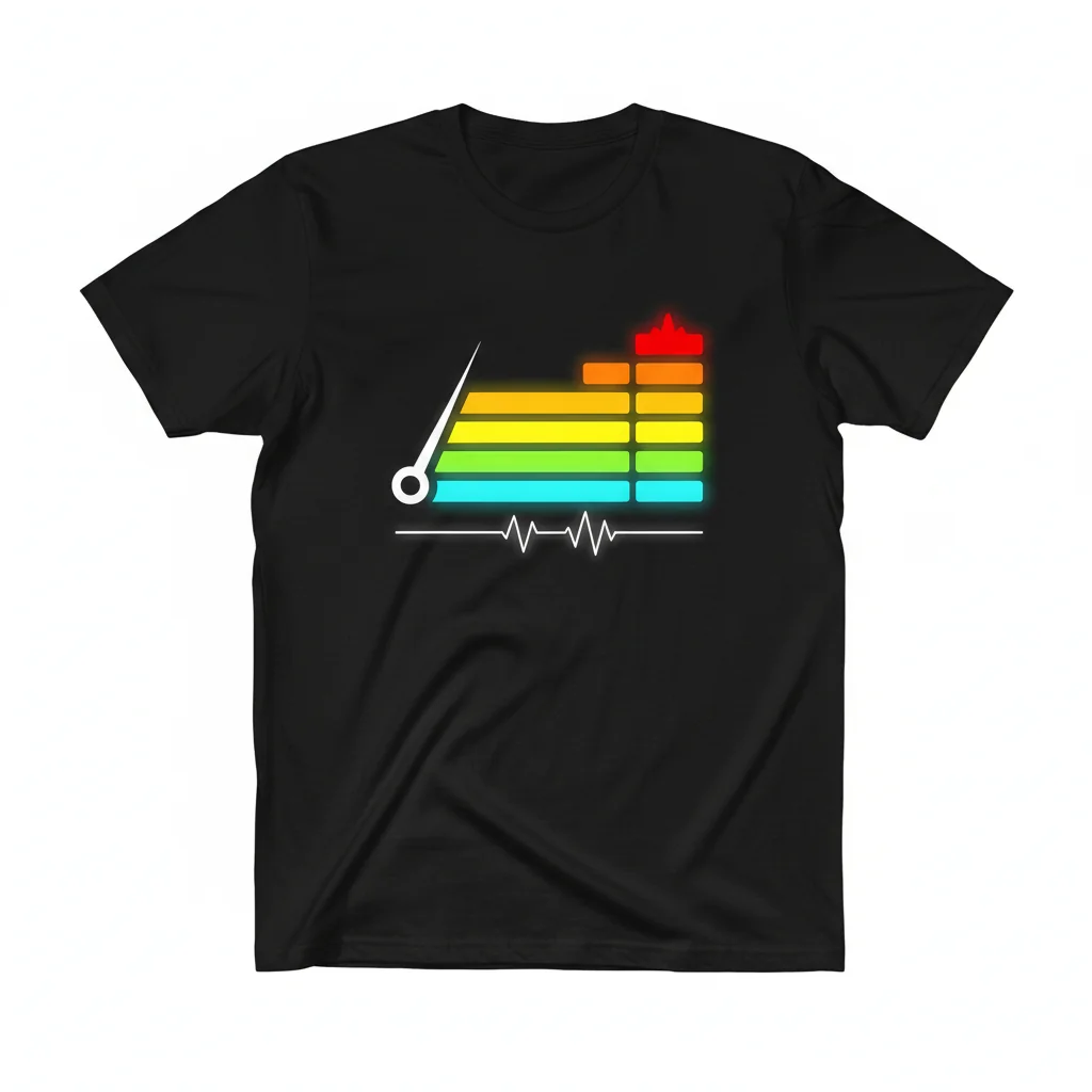 VU Meter Sound Level: Wear Your Passion T-Shirt