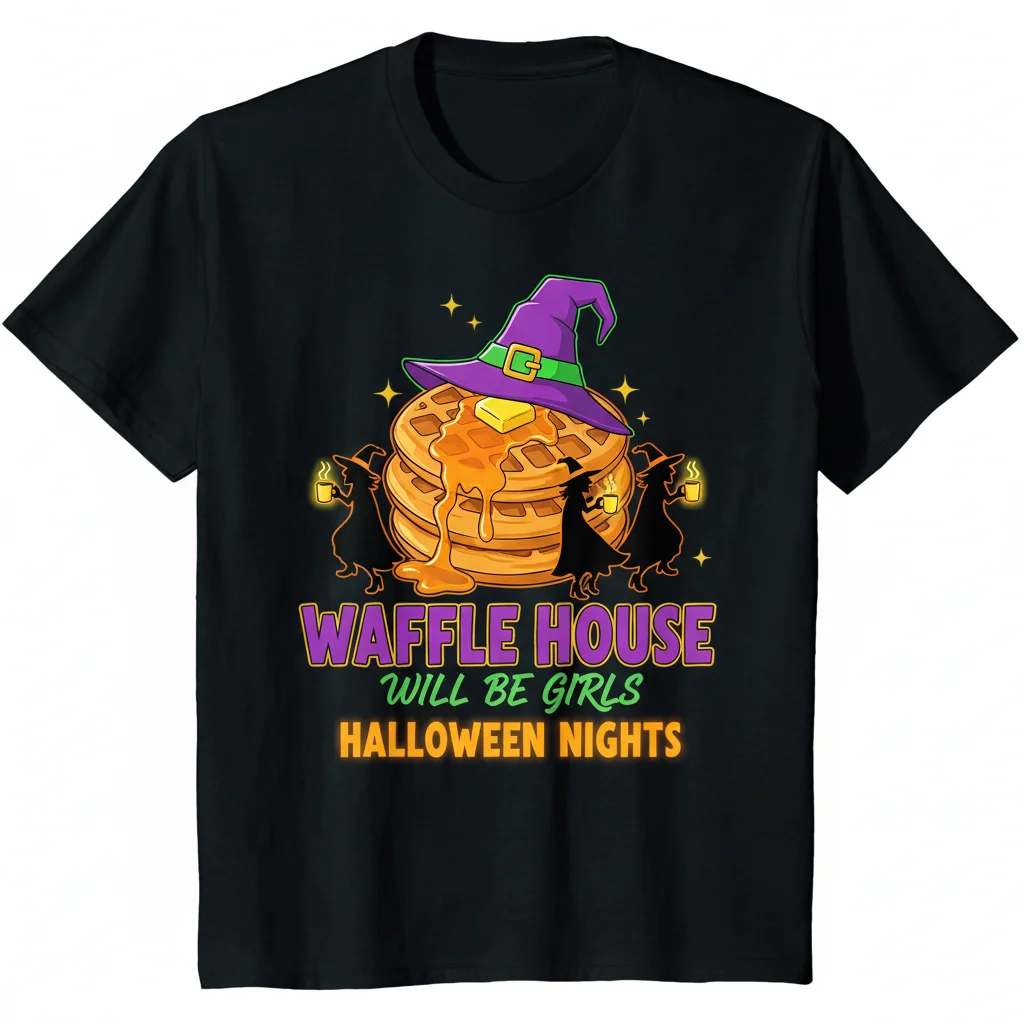 Waffle House Witch Halloween Shirt