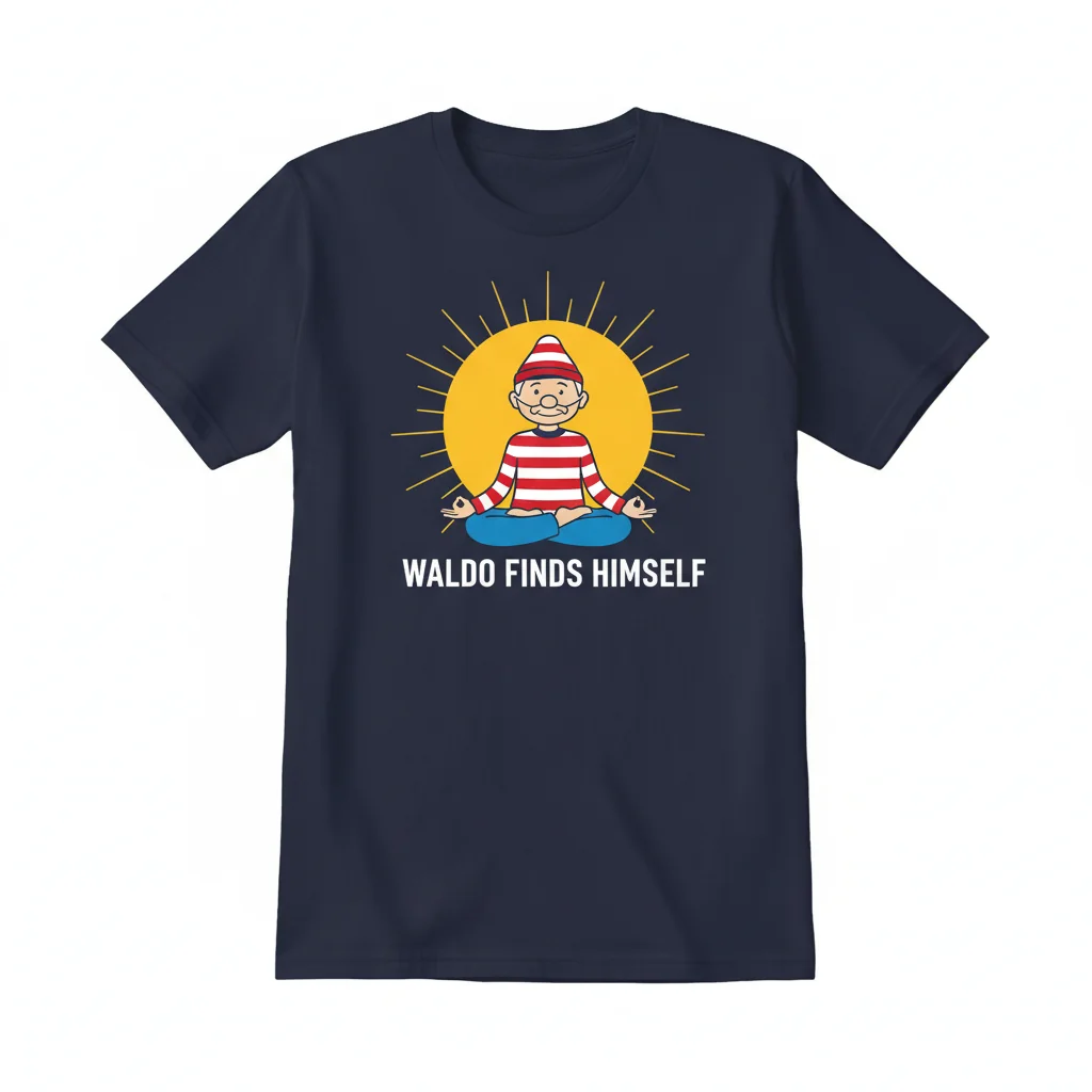Waldo Finds Himself Essential T-Shirt - Premium Cotton Graphic Tee