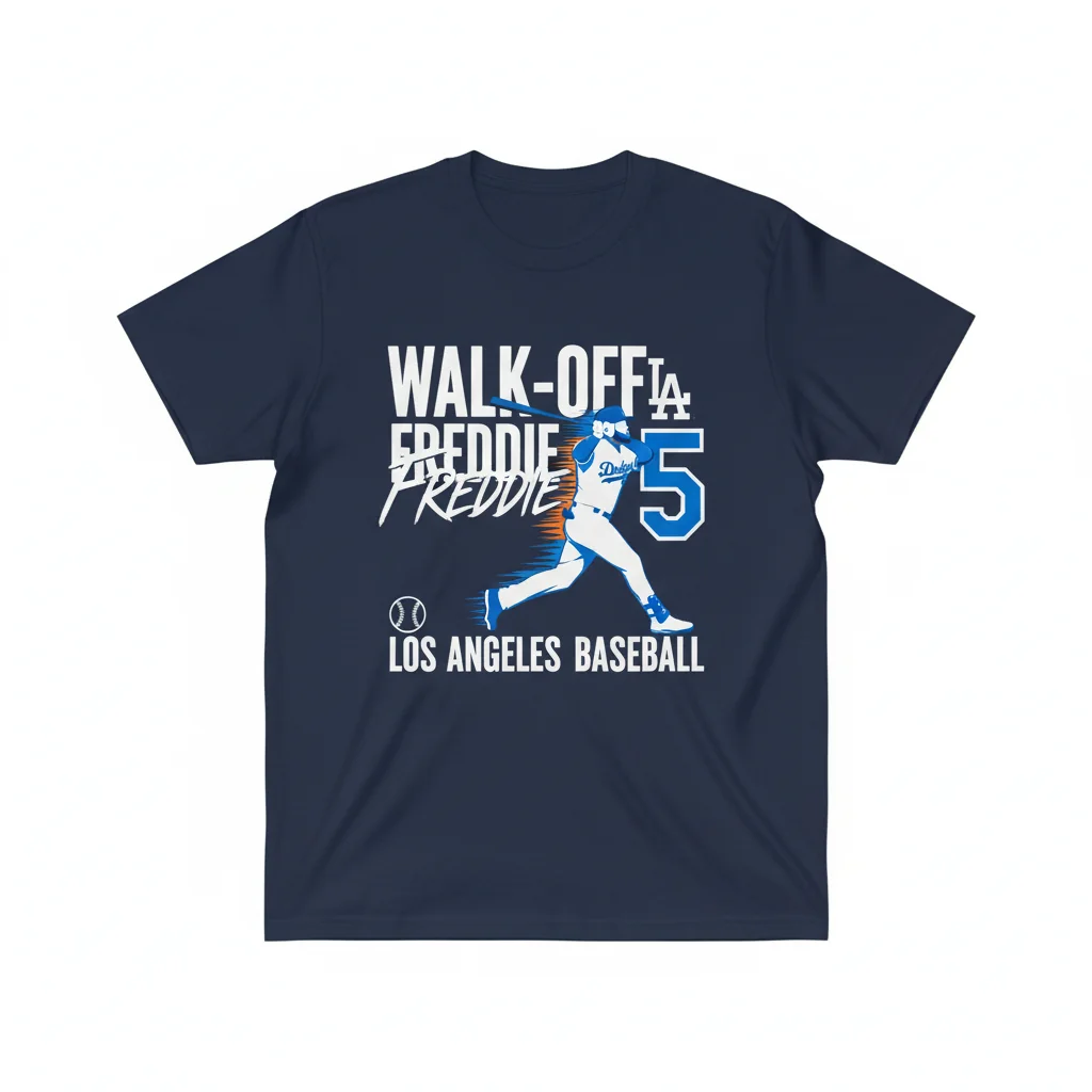Freddie Freeman Los Angeles Dodgers Walk-Off Signature T-Shirt