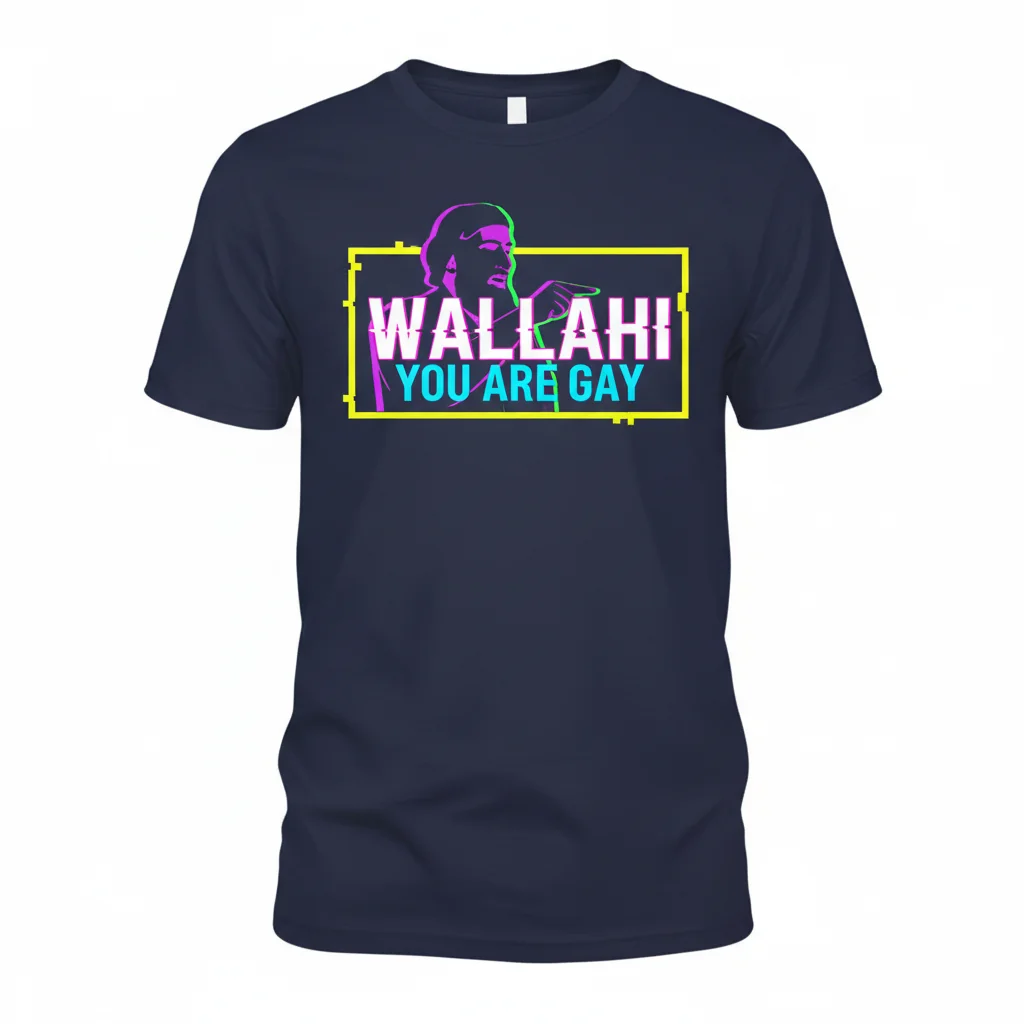 Viral 'Wallahi You Are Gay' Meme Quote T-Shirt