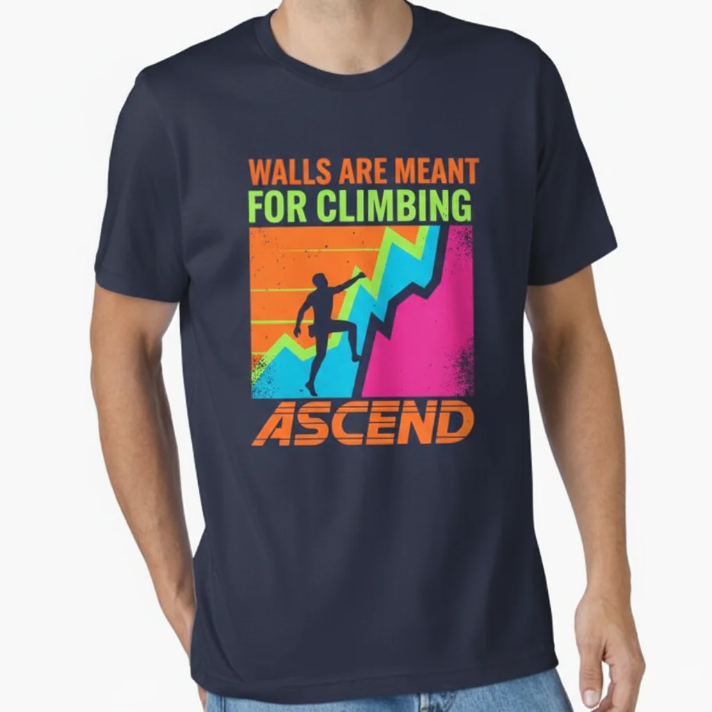 Walls Are Meant For Climbing - Essential Street Tee
