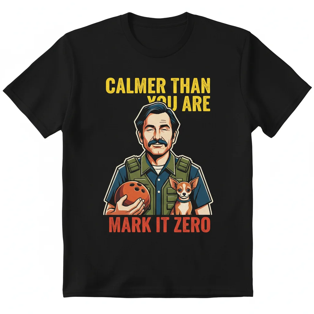 Walter Sobchak: Calmer Than You Are. The Tee.