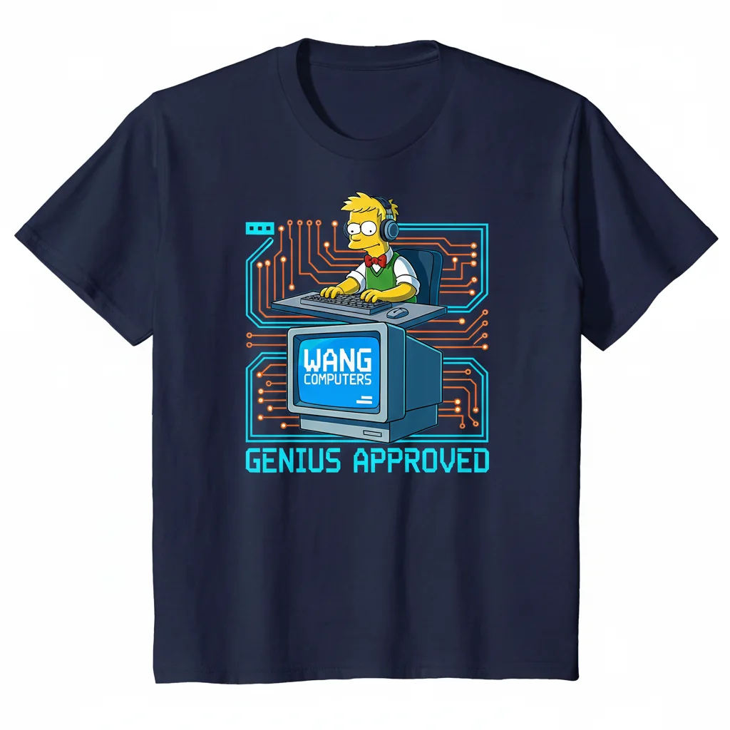 WANG COMPUTERS: The Martin Prince "Simpsons" Tribute Tee