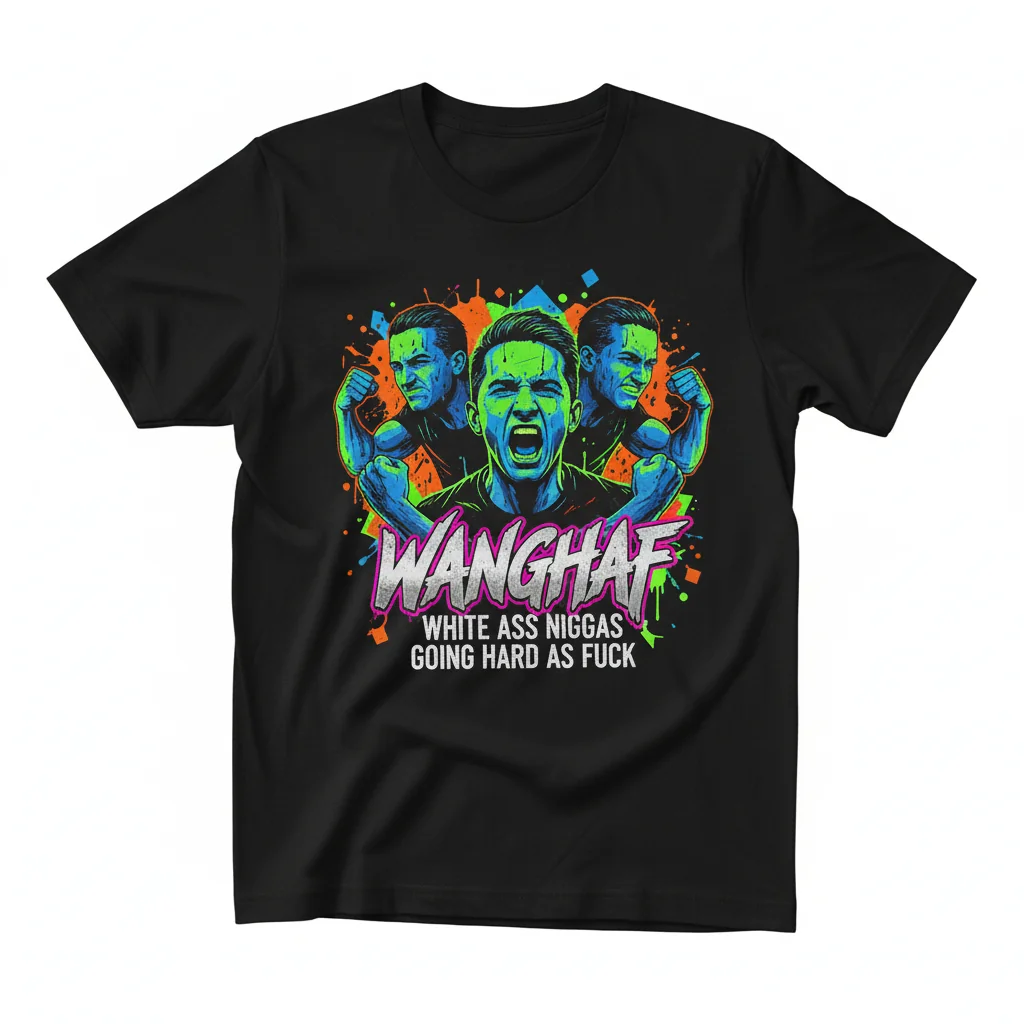 WANGHAF Premium White Portrait T-Shirt | Ultra Soft Cotton Tee