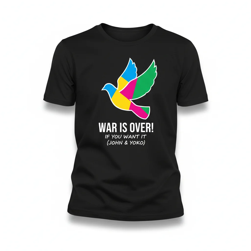 WAR IS OVER! (John & Yoko) – Iconic Peace Message Tee