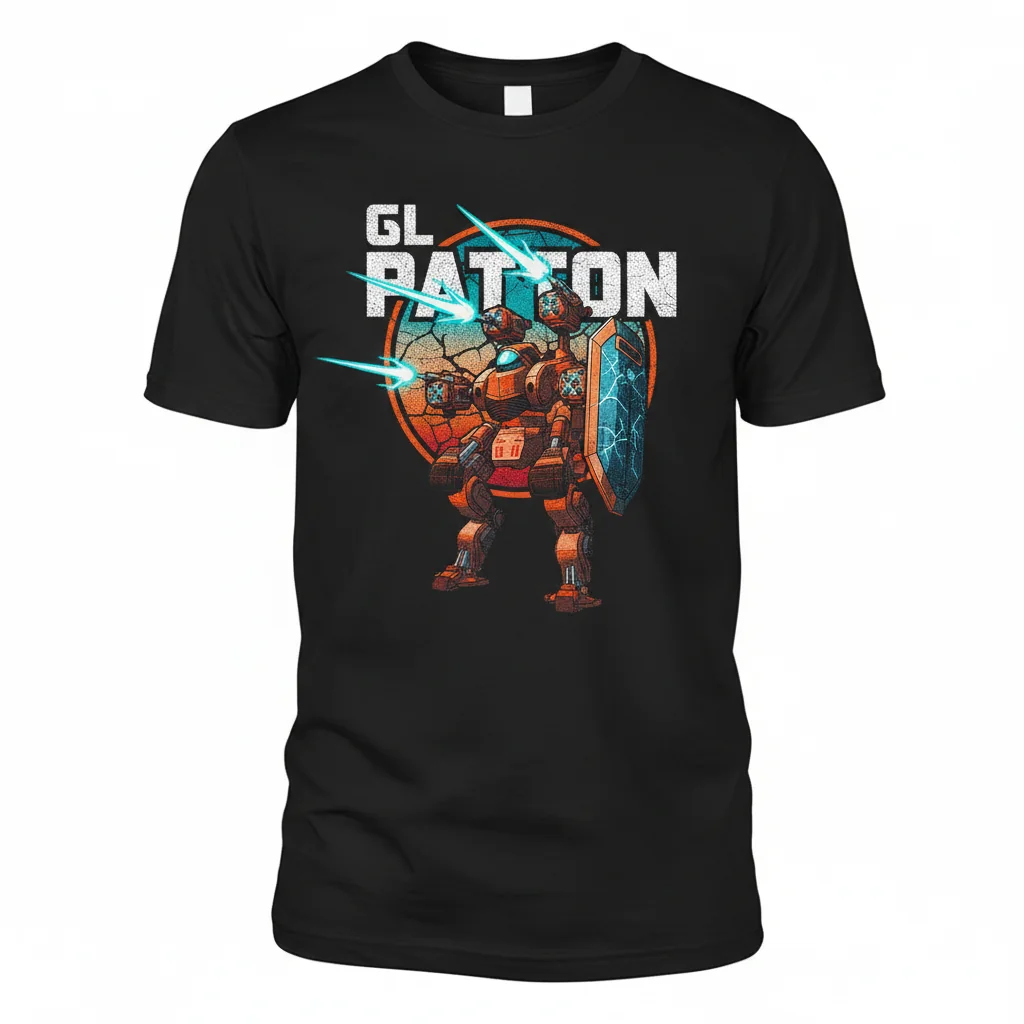 War Robots GL Patton Essential T-Shirt - Premium Cotton Gaming Apparel