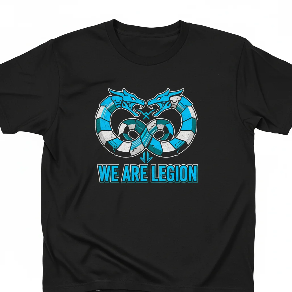Warhammer 40000 Horus Heresy Alpha Legion Logo T-Shirt - Official Apparel