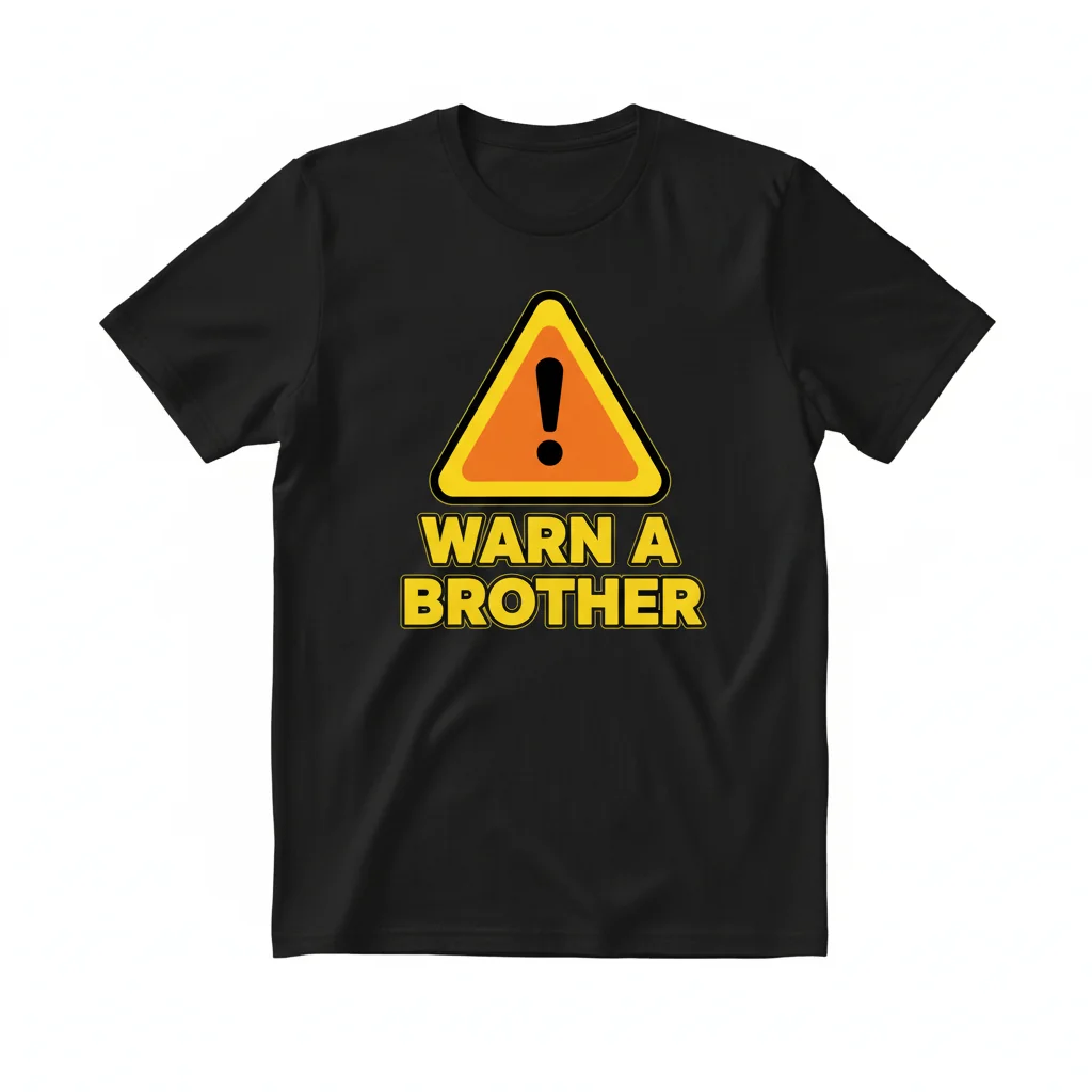 Warn a Brother: Essential Statement Tee