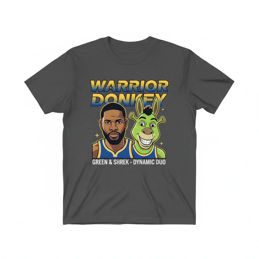 The Green & Donkey Legacy Tee | Warriors NBA Meme Art Shirt