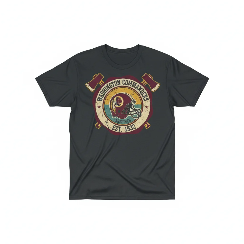 Washington Commanders Archives Tee | Retro Style Football Shirt