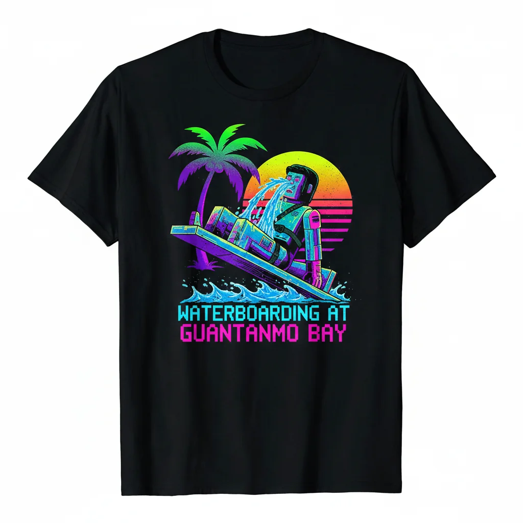 Waterboarding at Guantanamo Bay Premium Comfort T-Shirt - Fade-Resistant & Pre-Shrunk